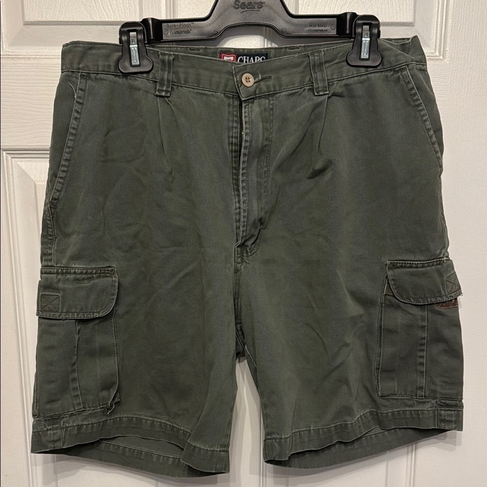 Chaco Green Cargo Shorts with Utility Style
